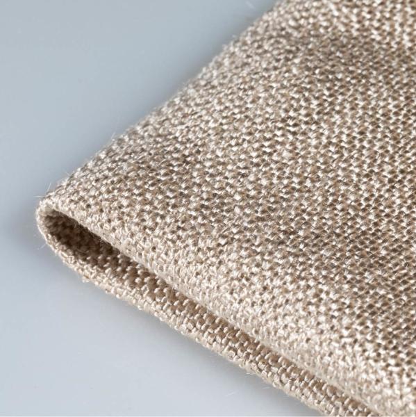 HT2626 Fiberglass Fabric Roll , Texturized Twill Woven Fire Resistant Material