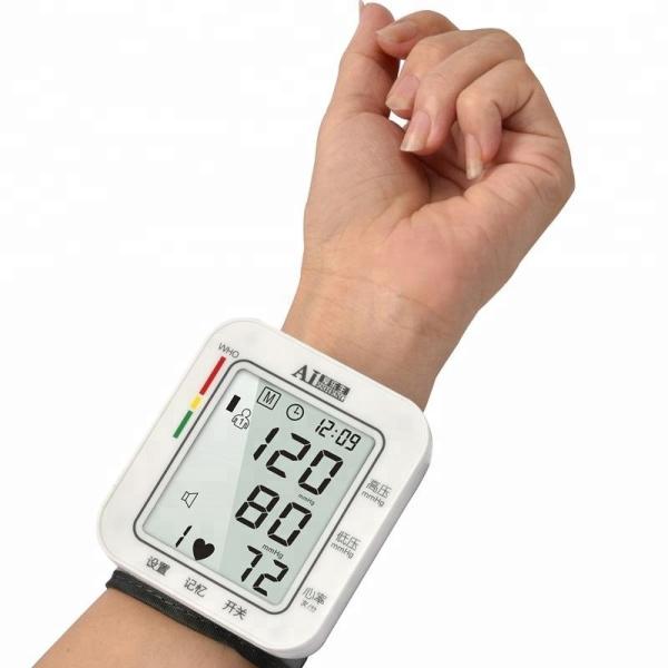 6V Hospital Arm Rechargeable BP Sphygmomanometer 60S Wrist Blood Pressure