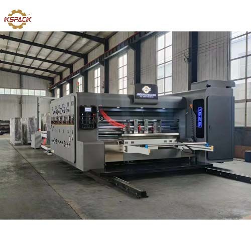 PLC controlled Corrugated Box Printing Machine with double cover for high-speed operation