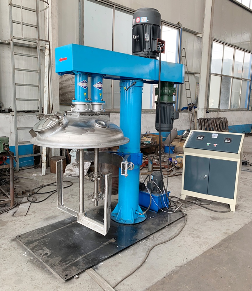 500L Barrel Volume Double Shaft High Speed Agitator Mixer for Chemical Processing