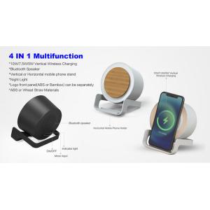 4 in 1 Multi-Funcational Night Light Bluetooth Speaker With Wireless Charging