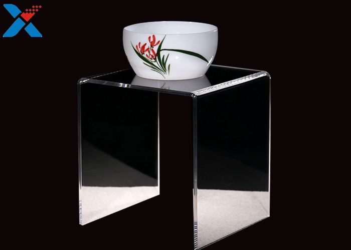 Jewelery Necklace Acrylic Display Stands Clear Plexiglass Display Table
