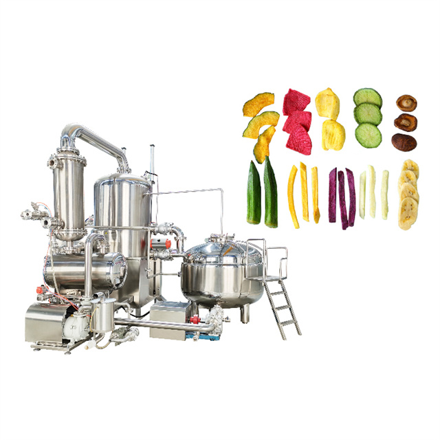 Banana Chip Vacuum Frying Machine Low Oil Contain Potato Chips Deep Fryer