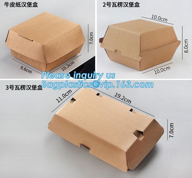 Cheap Cardboard foldable kraft paper lunch box with window,Lunch noodle fast food kraft paper box by customized logo pri