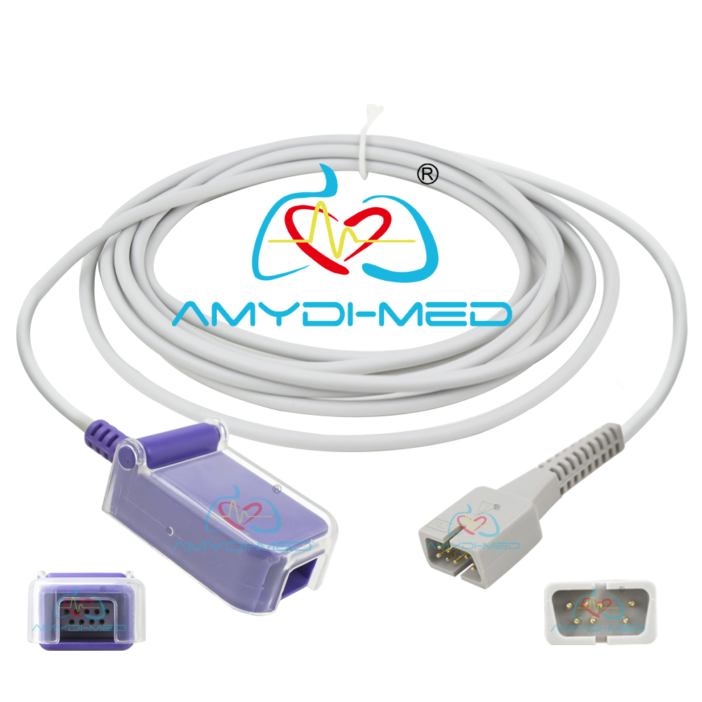 7 Pin SpO2 Pulse Oximeter Cables 1 Meter Spo2 Sensor Cable Easy Installation
