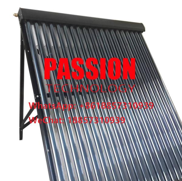 Pressurized Solar Collector Black Frame Solar Thermal Collectors Copper Pipe