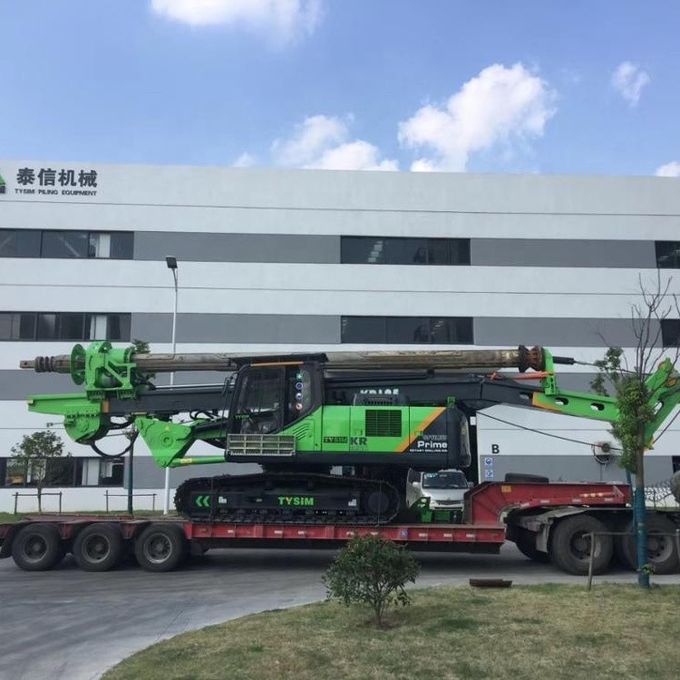 Mini Tysim Pile Rotary Drilling Rig 36t KR125C Hydraulic Piling Machine Diameter 1300mm Depth 43m Torque 125kN.m