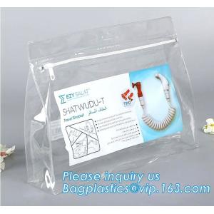 A5 size clear plastic PP PVC document file bag with zip lock,PVC bag zippered