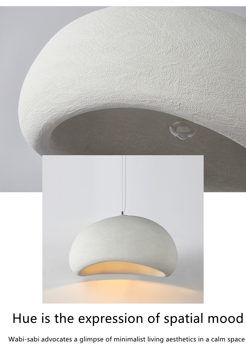 Restaurant Dining Island LED Chandelier Modern Coffee Bar Study Bedroom Lighting Wabi Sabi Pendant Lamp（WH-VP-161)