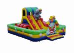 Double Stitching Inflatable Obstacle Course Elephant Bounce House Waterproof
