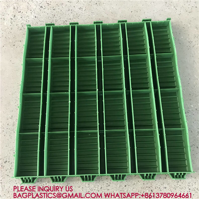 600*600mm Plastic Slats Blind Floor For Pig Farrowing Crate Equipment automatic pig injection