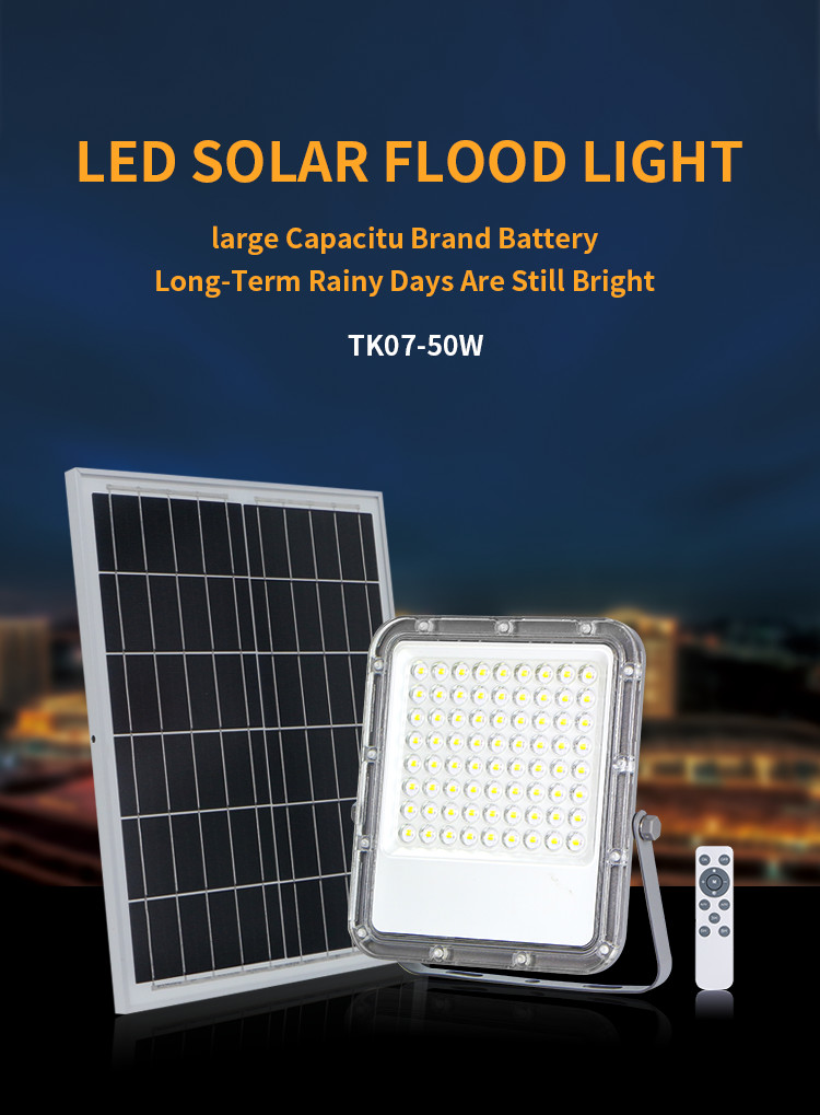 Garden Led Solar Powered Outdoor Flood Lights 100 Watt IP65 With Solar