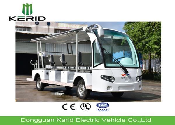 Street Legal 11 Person Mini Electric Sightseeing Bus With Artificial Leather