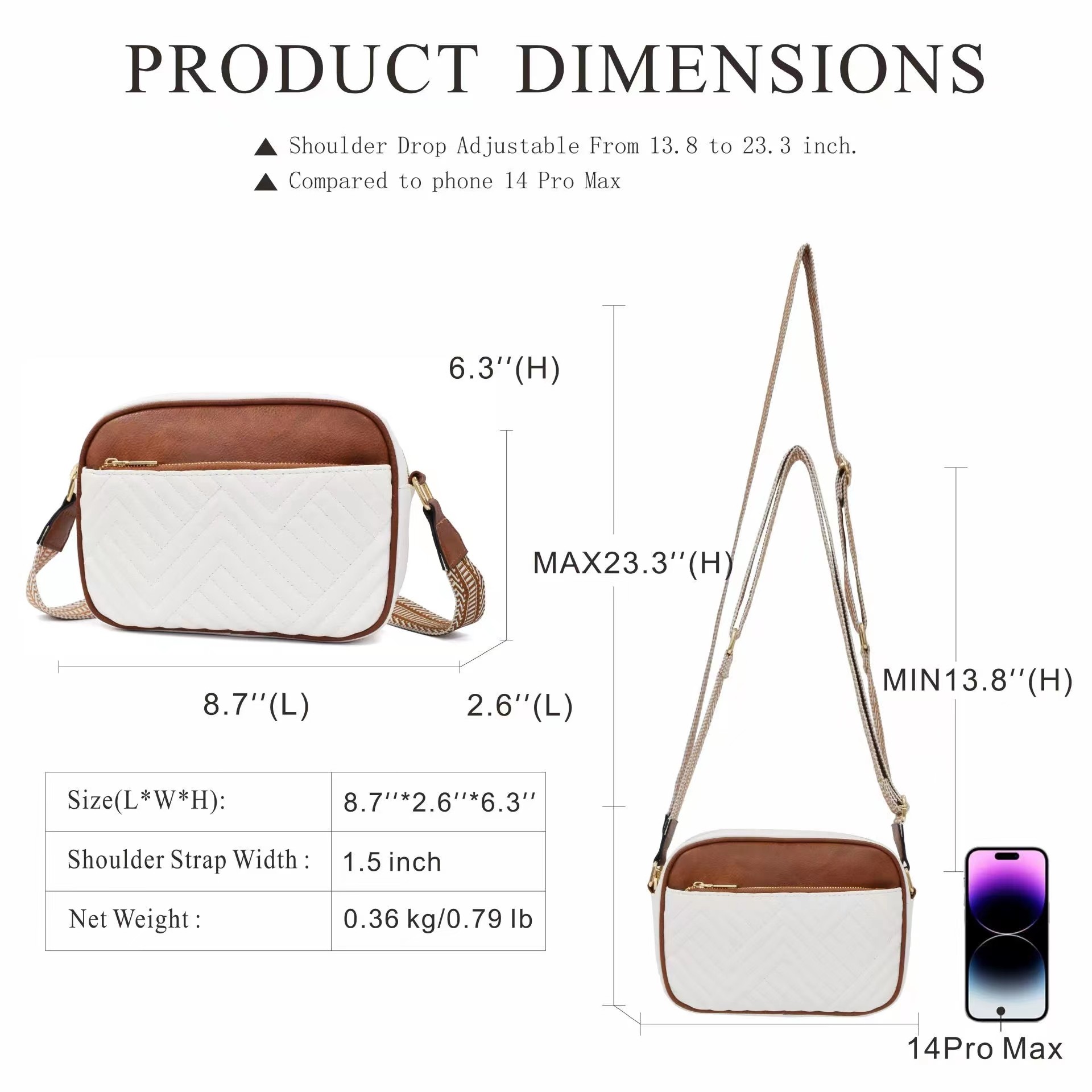 HOT QUILTED EMBROIDERY CHECK COLOR MATCHING VINTAGE SHOULDER BAG ZIPPER STRAP CROSSBODY BAG PURSE SMALL SQUARE BAG