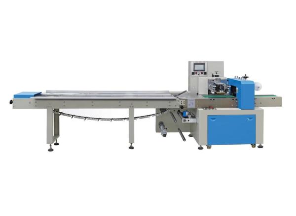 Automatic Sausage Packaging Machine Horizontal Sausage Flow Wrapper Packing