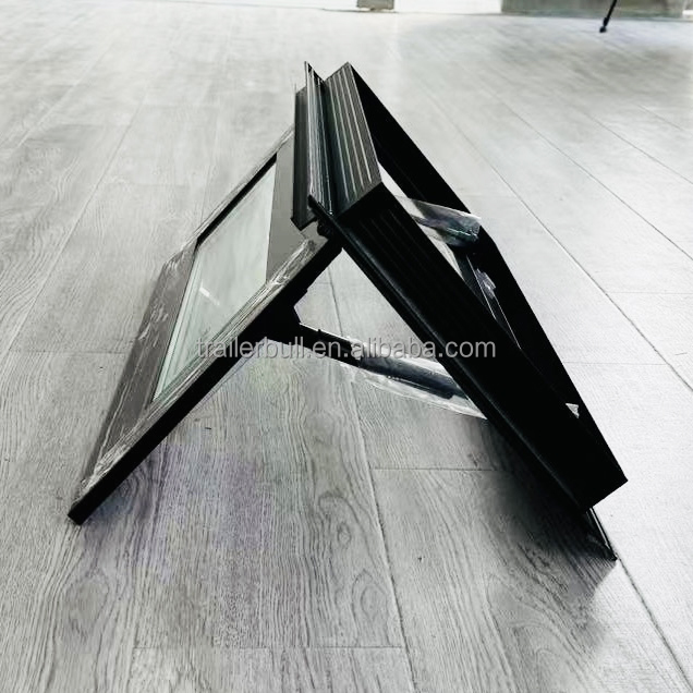Max. Open at 65 Degrees Customizable Tempered Glass Expedition Windows for RV Trailers