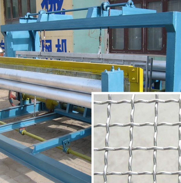 2-4m Width Roll And Panel Crimped Wire Mesh Machine DZ1300 DZ1600 DZ2000