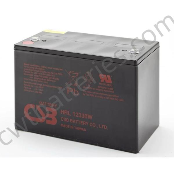 CSB HRL12330W Hitachi Agm Valve Regulated Vrla Gel Battery 12V 330W UPS