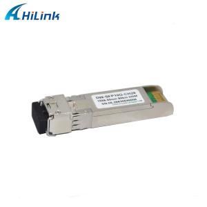 DDM Duplex LC SFP+ Optical Transceiver 100GHZ 10G DWDM 80KM For Data Center