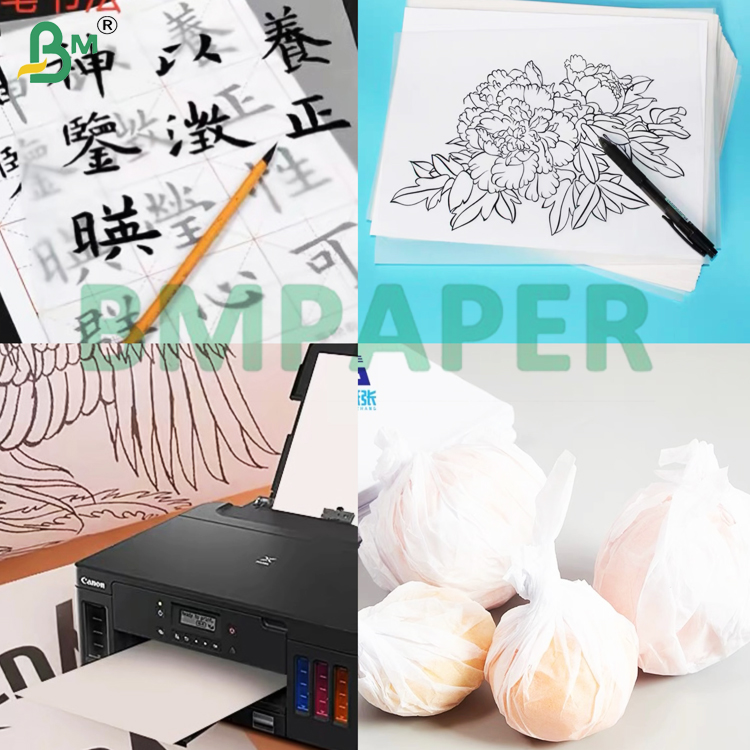 92g 102g White High Transparency Tracing Paper For CAD