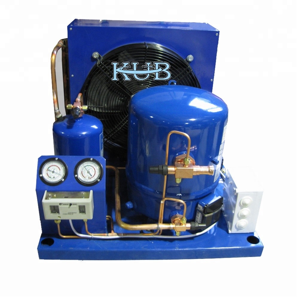 R22 Freezer Refrigeration Unit 8HP Water Cooled Condensing Unit hermetic condensing unit water cooled condensing unit