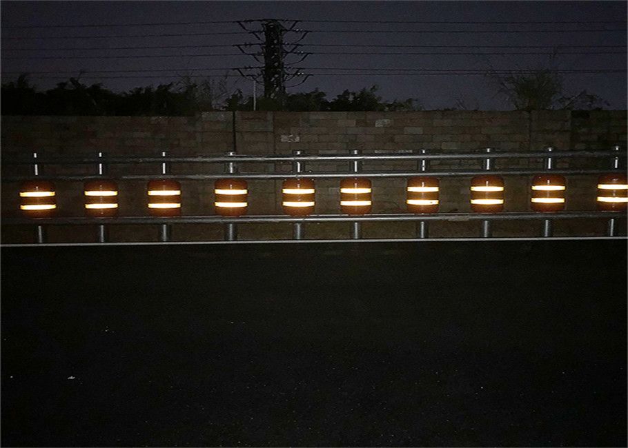Road Protection Highway Polyurethane Roller Barrier Anti Corrosion