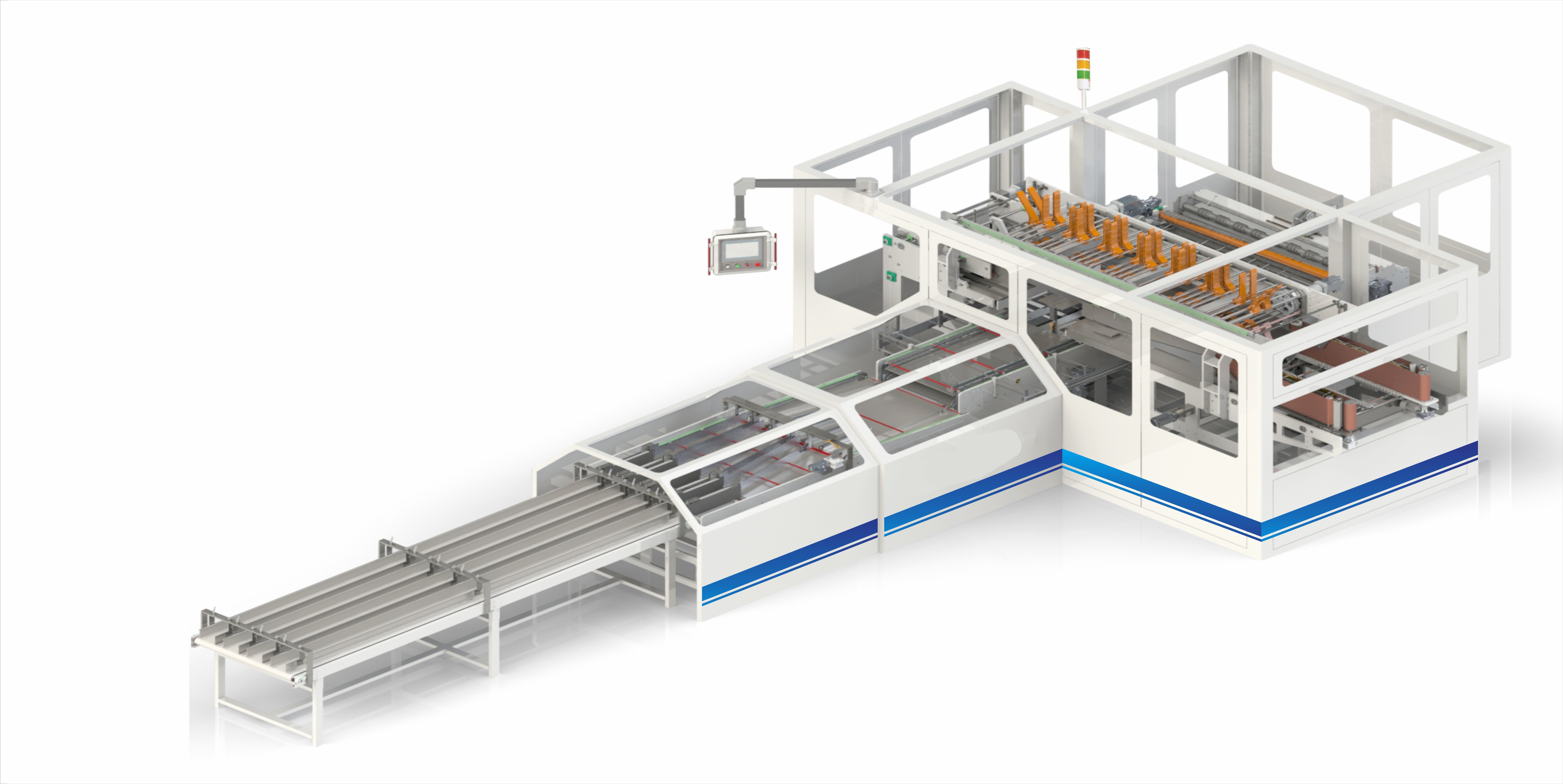 CE ISO Tissue Manufacturing Machine , 5bundles/Min Wet Wipes Packing Machine