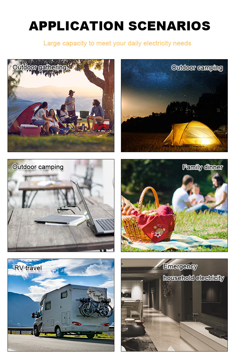 Outdoor Portable Battery Generator Camping Energy Storage Power Supply