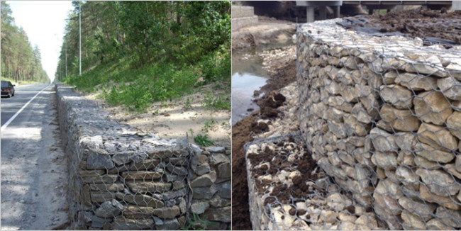 Flex PE Coated PVC Hexagonal Gabion Mesh Baskets HBGB Flood Control