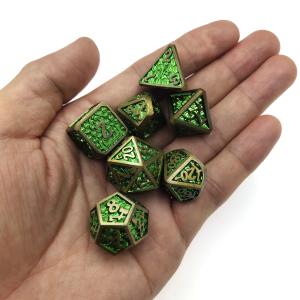 Lightweight Mini RPG Dice RPG Dice Set Dice Card DND Metal Polyhedral