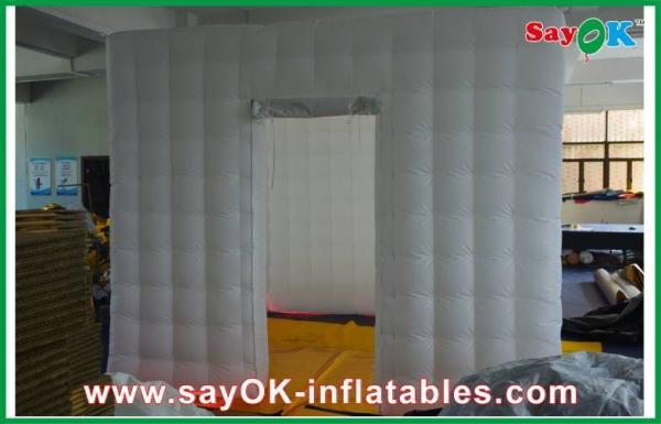 Inflatable Led Light Exhibition One Front Door Blow Up Photo Booth Inflatable