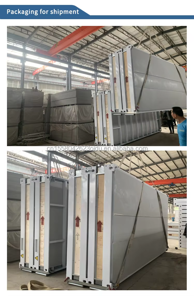 Modern Design Flat Pack Foldable Portable House Container for Prefabricated Tiny House Shops and Offices 20ft or 40ft