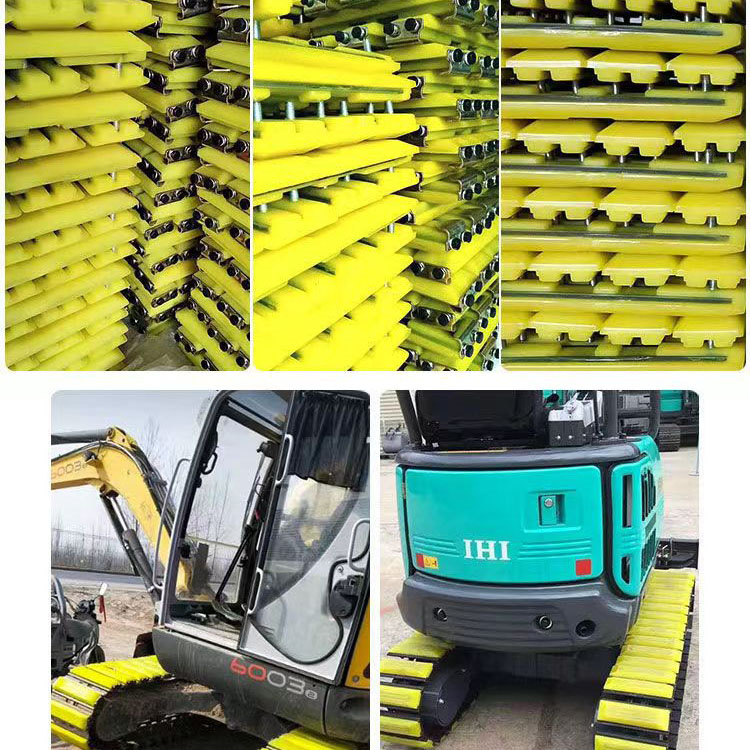 Excavator Rubber Track Pad 200mm 300mm 400mm 500mm 600mm Rubber Track Pad Shoes for Excavators