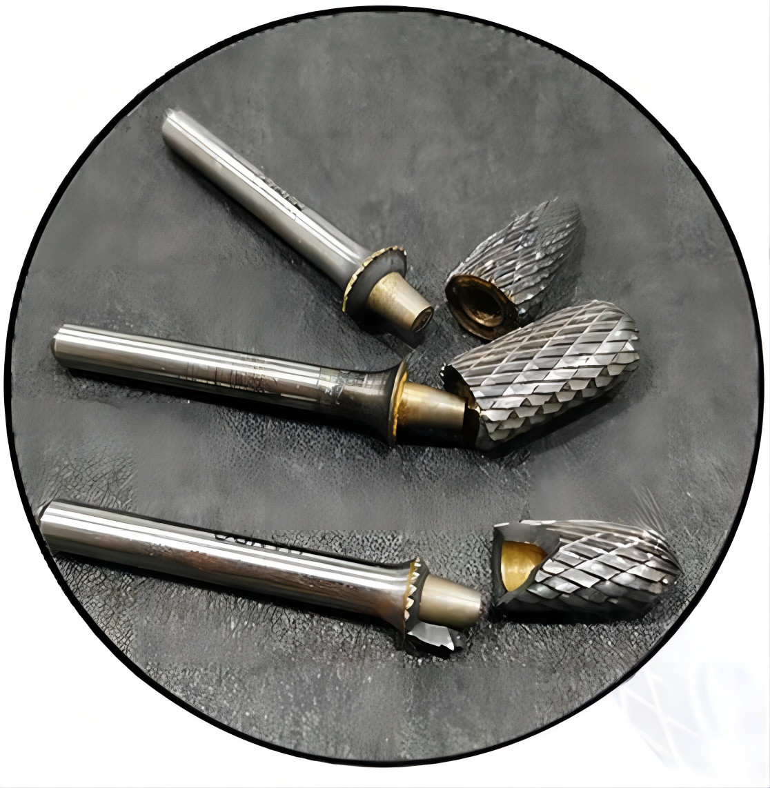 60HRC Hardness Carbide Material Burr Cutter , Burr File Durable Grinding Burrs