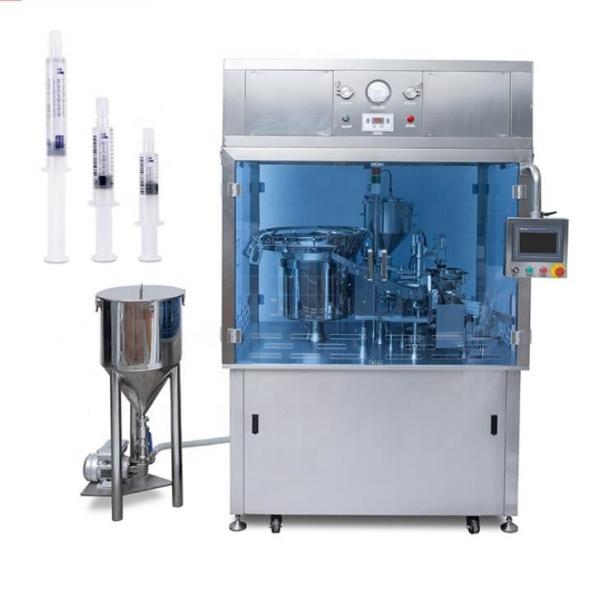 Automatic Pneumatic aseptic Gel Plugging Prefilled Paste Plastic Syringe Filling