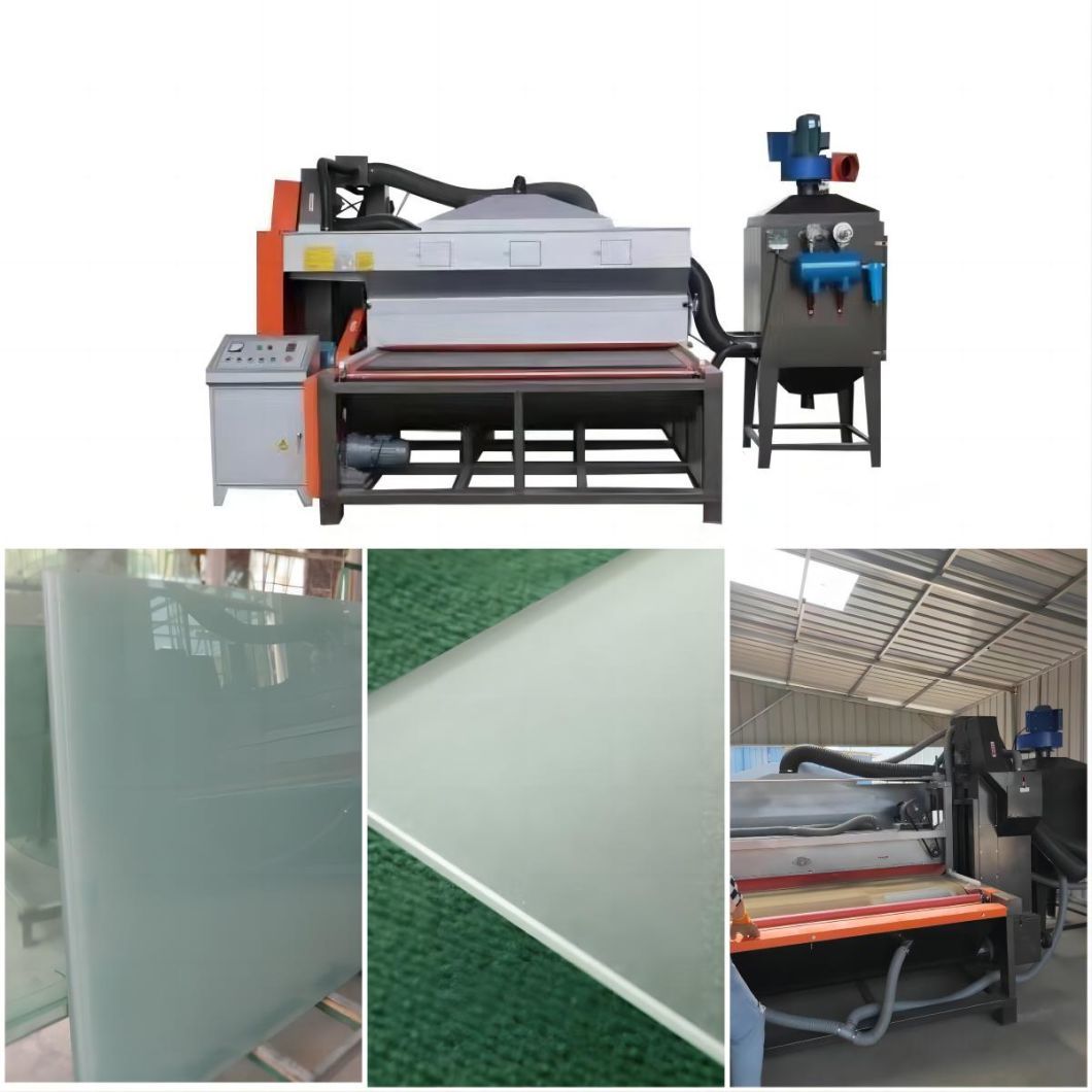 High Quality Fully Automatic Horizontal Glass Parity Sandblasting Machine