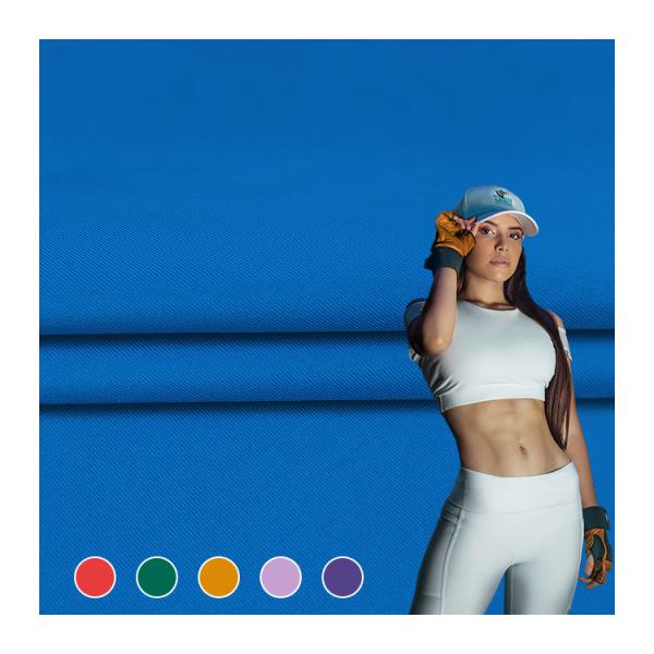 Custom Design Solid Knitted Fabric Micro Polyester Spandex Material Swimwear
