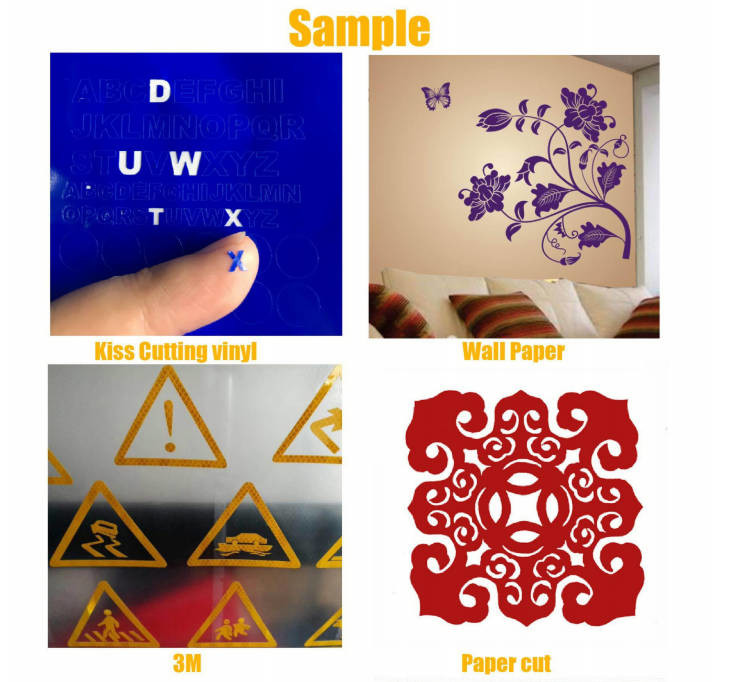 Low Noise Paper Cutting Plotter PP Wall Paper Cutting Plotter Machine