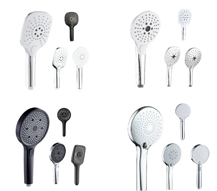 Transform Your Shower 3 Functions Bathroom ABS Chrome High Pressure Hand Held Water Saving Shower Head