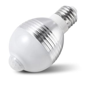 E26 PIR Motion Sensor Light Bulb 5W / 7W Motion Detection Lights