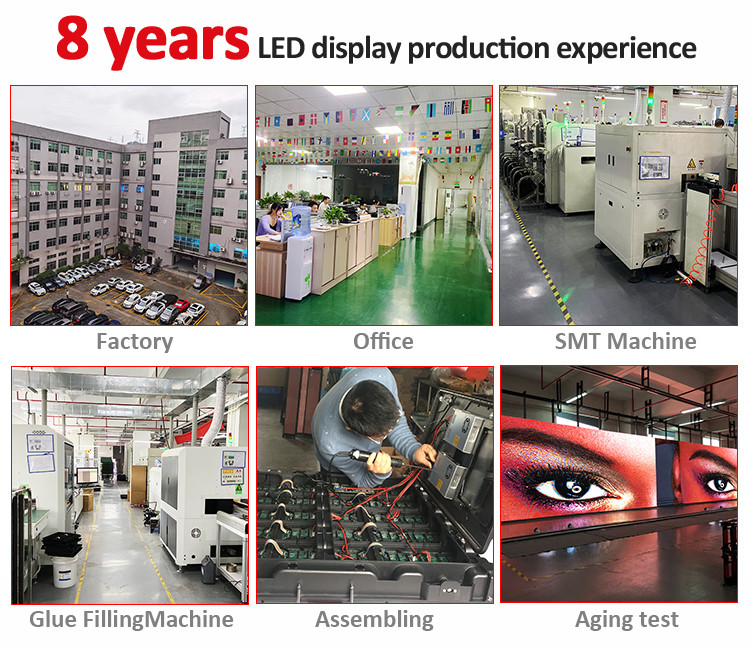 High Definition Die Casting Cabient Indoor P4 LED Panel Displays