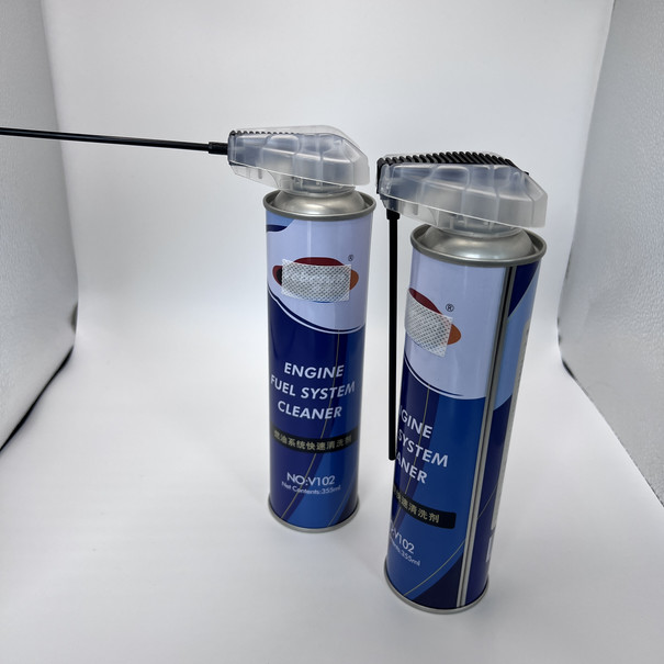 POM Rubber Holder Spray Aerosol Nozzle with Extension Tube - 1.0mm Dip Tube Diameter