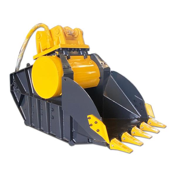 Construction Loader Fine Screening Bucket Limestone Concrete Quarry Stone Jaw