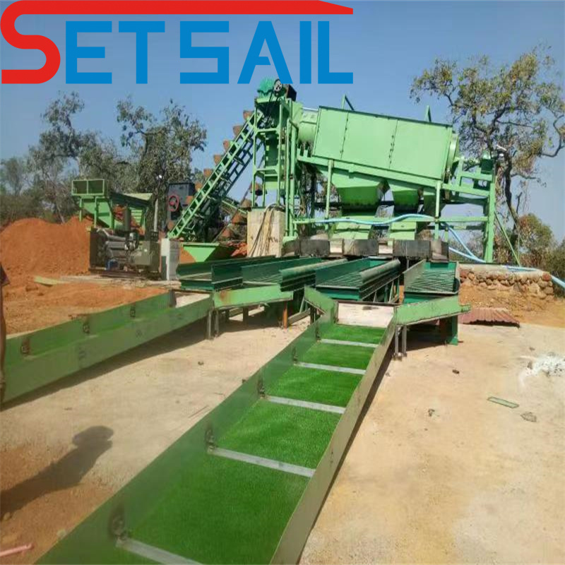 Electric Power Land Mining Machinery with Centrifuge