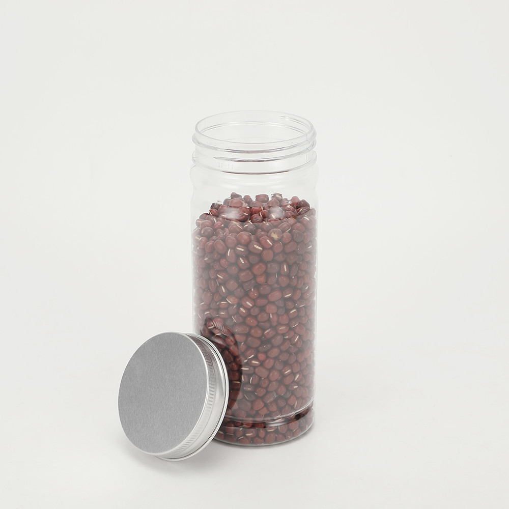 Customizable Transparent Plastic Empty Food Jars 2oz-8oz With Lids