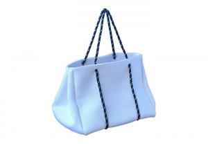  Durable Neoprene Beach Bag With Zipper / Water Resistant Tote Bags Manufactures