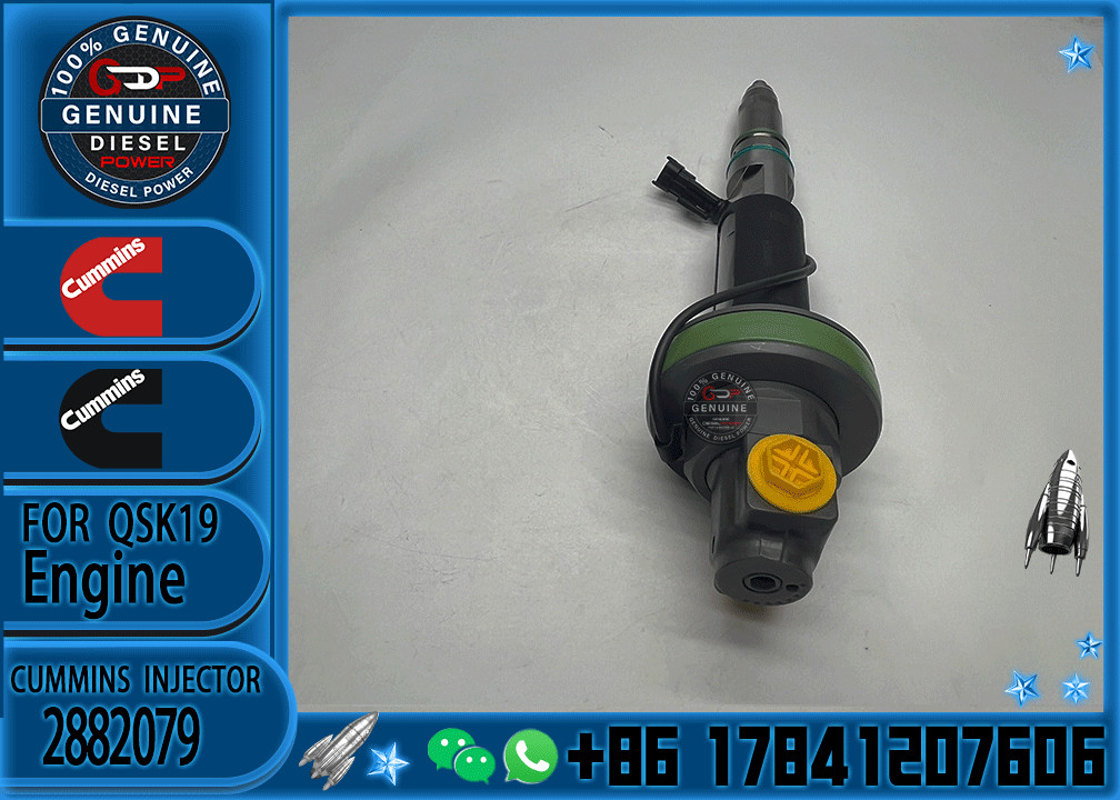 Common rail injector fuel injector F00BJ00071 2882079 2867149 F00BJ00005 for Cummins QSK19 Engine