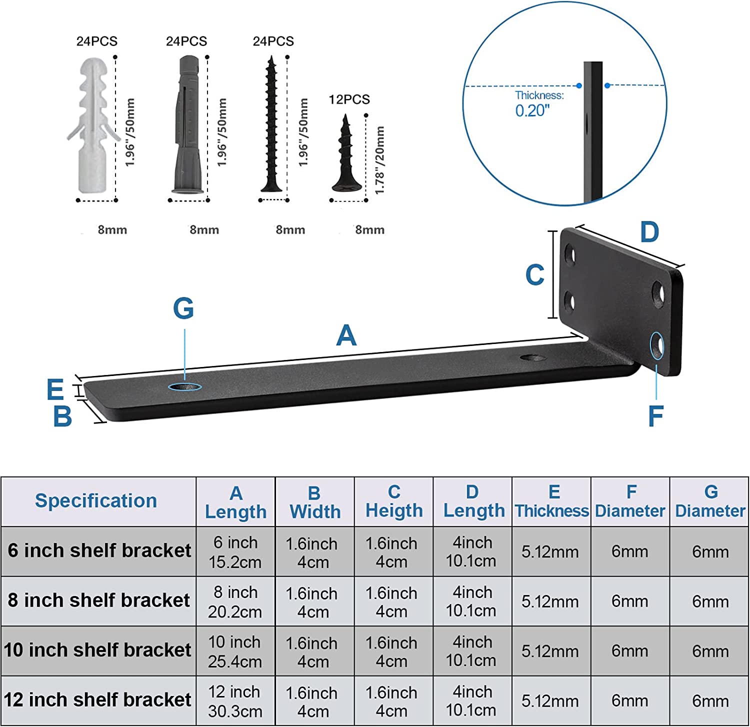 15-25 Work Days Lead Time Heavy Duty Industrial Shelf Bracket for Customizable Shelves