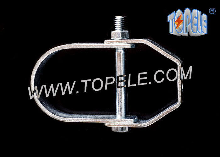 Heavy - Duty Galvanized Steel Conduit Fittings Pipe Clamp Clevis Hanger