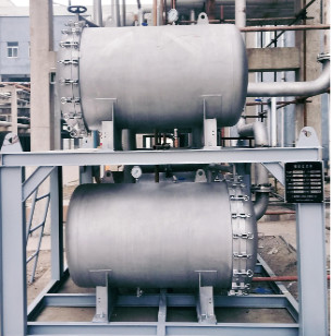 SS304 Horizontal Stainless Steel Filter Housing SWRO RO Plant Water Treatment Flange 1.0MPa
